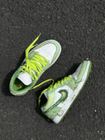 [Custom Tundra] Air Jordan Low - Top Skateboarding Shoes Unisex Green - Image 10