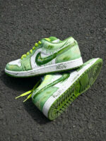 [Custom Tundra] Air Jordan Low - Top Skateboarding Shoes Unisex Green - Image 12