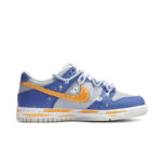 [Custom Ghostly Night] Dunk Skateboarding Shoes Unisex Low-top Blue/Gray - Image 4