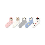 Women's Cotton Sports Socks - 5A Antibacterial Thin Odor, Control Moisture-Wicking Crew Socks (Multi-Pack) - Image 6