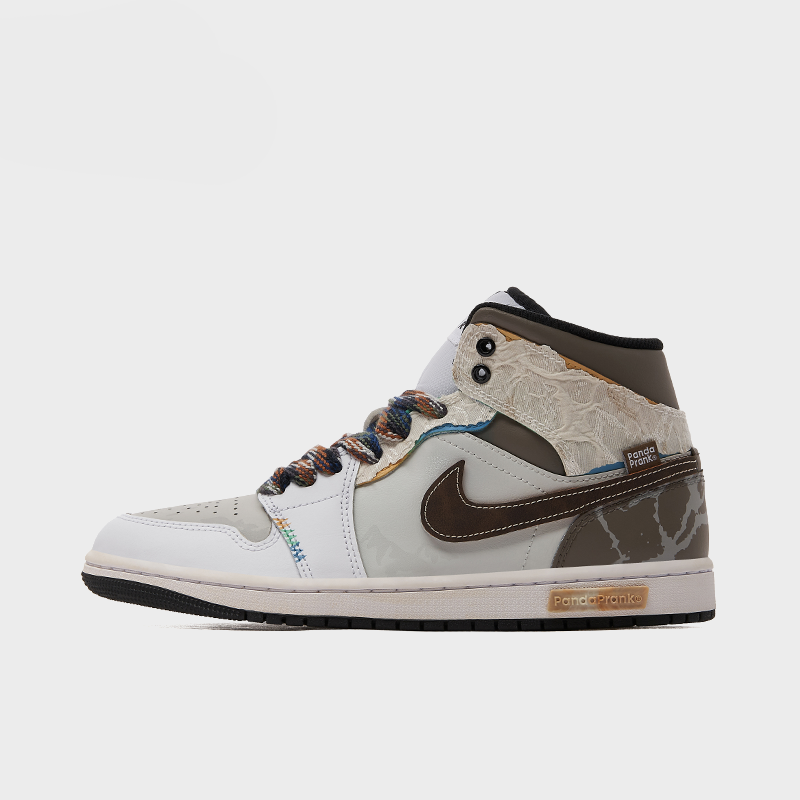 1_001fd1e1-81c7-4043-b8ab-86986302dc1c.png White Mountain - Men's Jordan 1 Mid Custom - Image 1