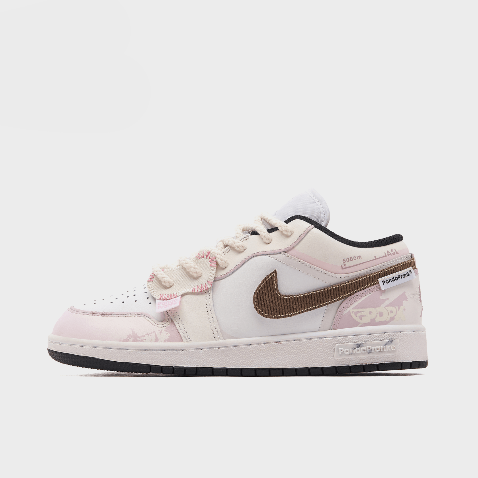 1_13260929-b7e4-4c23-bbfd-402498d56b6a.png Rainbow Wings - Women's Jordan 1 Low Custom - Image 1