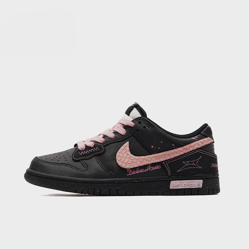 1_39785a7b-4e20-407a-b30b-2e06574207a2.png Pink Galaxy - Women's Dunk Low Custom - Image 1