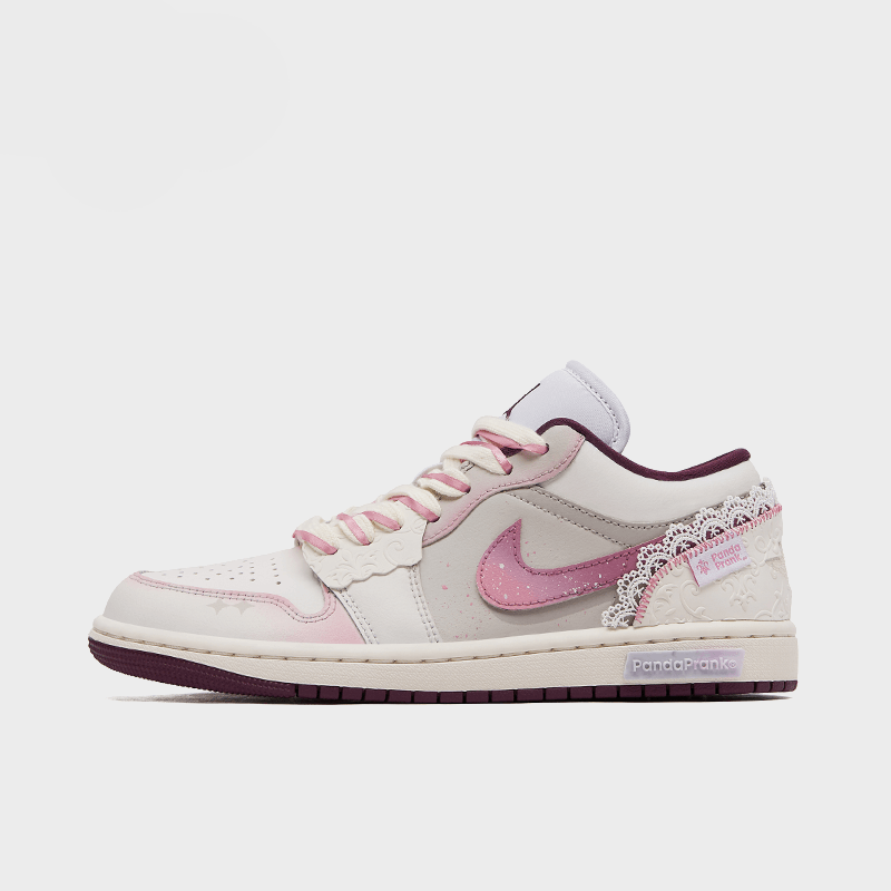 1_843e8c77-e54e-4e26-84f3-13b7c53aabf3.png Starry Night - Women's Jordan 1 Low Custom - Image 1