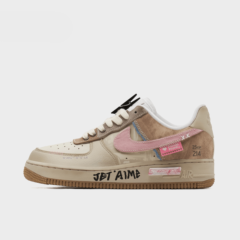 1_8762f743-f80e-4e8d-954a-b3b1756df9b3.png Silver Salt Memories - Women's Air Force 1 Low Custom - Image 1