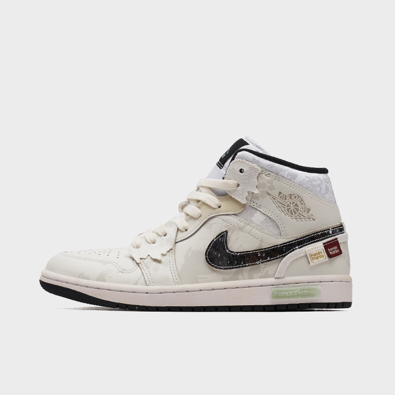 1_8f7dec07-3eea-47d1-a533-54aaed0a6e4a.png Vibrant Snake Renewal - Men's Jordan 1 Mid Custom - Image 1