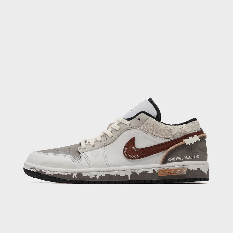 1_a87d7585-7c38-454b-bbc5-b0c4244ccd10.png Western Hunt - Men's Jordan 1 Low Custom - Image 1