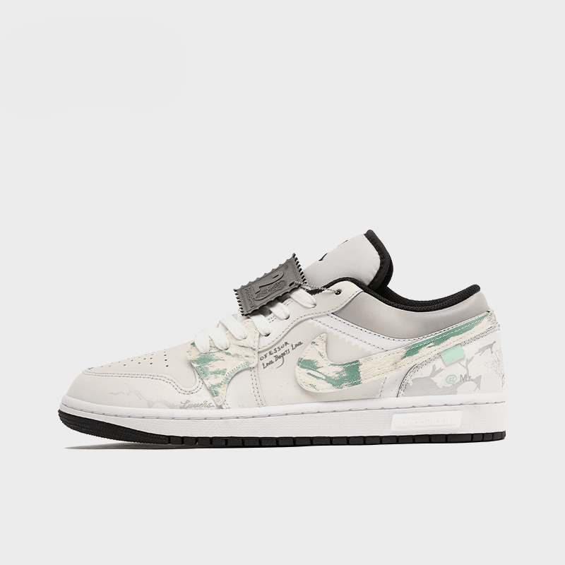 1_c631f2a2-e830-41c1-99bf-afc0bb44b3f9.png Stone of Three Lifetimes - Men's Jordan 1 Low Custom - Image 1
