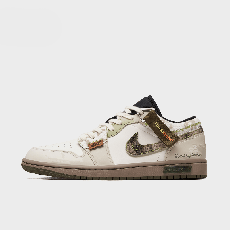 1_c9b11559-6be2-4fc0-a275-b003326e9397.png Shallow Forest Shadows - Men's Jordan 1 Low Custom - Image 1