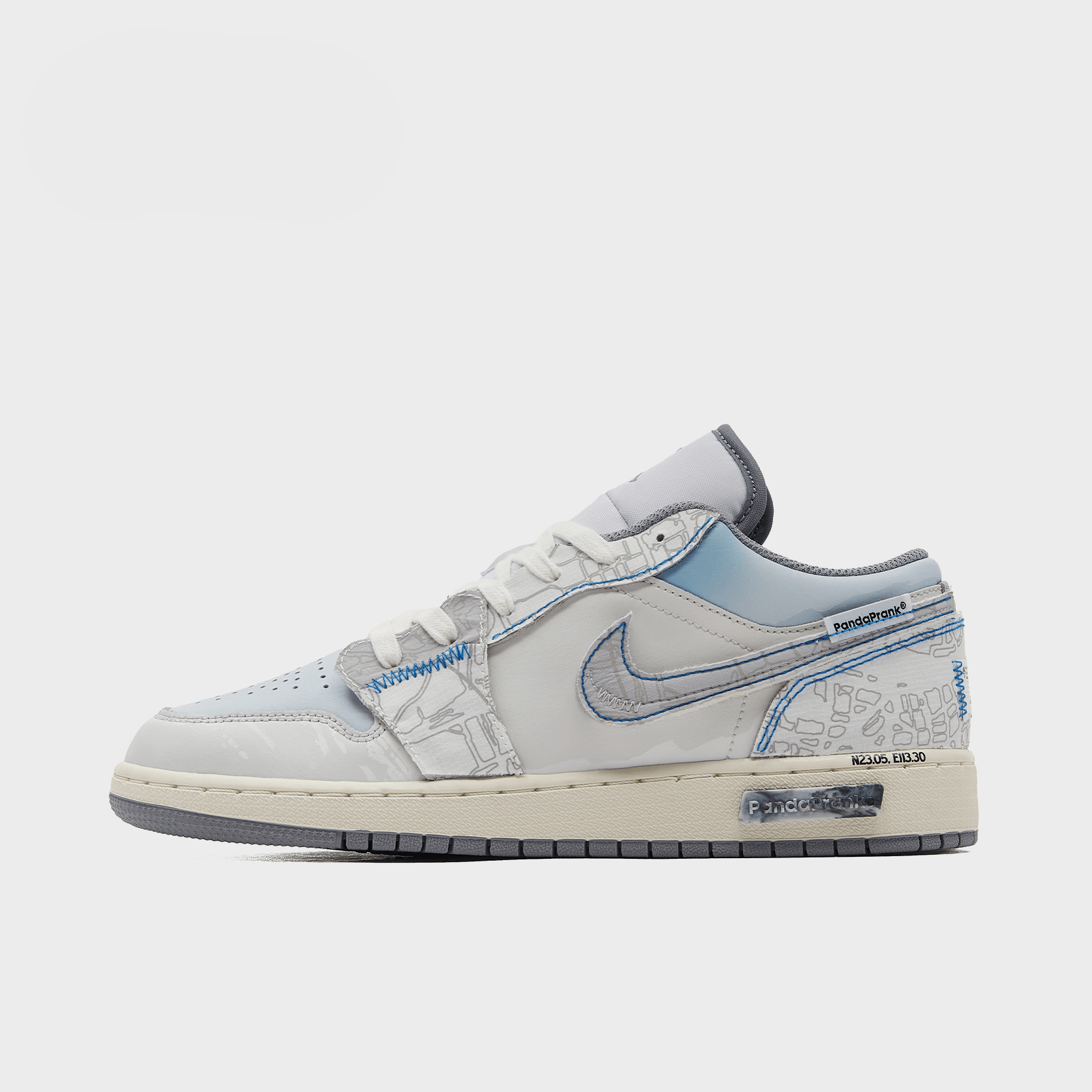 1_cb961319-75f6-4dfc-8d10-5ff715157d6a.png Settled Dust - Women's Jordan 1 Low Custom - Image 1