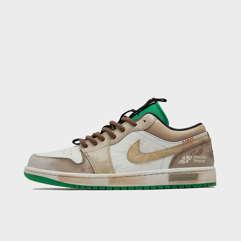 1_ccce6d71-5c15-40b1-b68a-8a46877469e3.jpg Sandstorm - Men's Jordan 1 Low Custom - Image 1