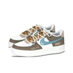 [Customized Arrowl] Air Force 1 Shoes Unisex Minimalist Style Brown - Image 2