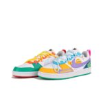 [Custom Rainbow Candy Monster] Court Borough Skateboard Shoes  For Children Unisex - Image 2