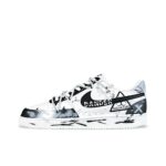[Custom Dangerous Party] Court Vision Low Skateboard Shoes Unisex Black/White/Gray - Image 2