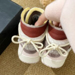 [Custom Midnight Snowfall] Air Jordan 1 Mid Top Skateboarding Men‘s Shoes Brown - Image 4