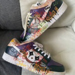 JOKER - Graffiti Hand-painted Mandarin Custom Dunk Low Unisex - Image 3