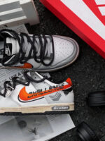[Custom Sunrise]  Dunk Skateboarding Shoes Unisex Low-top Gray - Image 10
