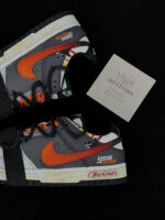 [Custom A Journey of Survival]  Dunk Skateboarding Shoes Unisex Low-top Black/Gray/Orange - Image 9