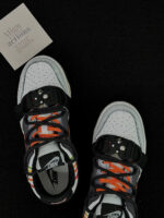 [Custom A Journey of Survival]  Dunk Skateboarding Shoes Unisex Low-top Black/Gray/Orange - Image 11