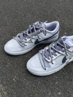 [Custom White Phoenix Yinfei Men's Grey gold version]  Dunk Skateboarding Shoes Men - Image 9