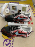[Custom Nova Blaze] Court Vision 1 Skateboarding Shoes Unisex Gothic style - Image 4