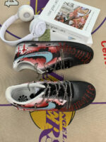 [Custom Nova Blaze] Court Vision 1 Skateboarding Shoes Unisex Gothic style - Image 6