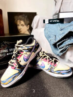 Death Sparks - Custom  Dunk  Low Unisex Street Graffiti Skateboarding Shoes - Image 10