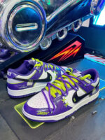 [Custom Evangelion] Dunk Retro Men's  Skateboarding Shoes Purple - Image 4