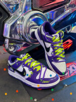 [Custom Evangelion] Dunk Retro Men's  Skateboarding Shoes Purple