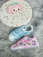 [Custom Party Land/Spilt Color] Air Force 1 Skateboard Shoes For Children Unisex - Image 8