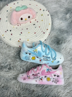 [Custom Party Land/Spilt Color] Air Force 1 Skateboard Shoes For Children Unisex - Image 9
