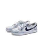 [Custom Denim Drifter] Dunk Low Skateboarding Shoes Unisex Denim Style - Image 2