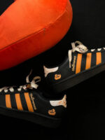 [Custom Pumpkin Kicks] originals SUPERSTAR Low Top Halloween Series Black - Image 7