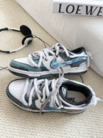 [Custom Don't Dream It, Be It.] Dunk Skateboarding Shoes Unisex Denim Style - Image 9