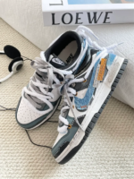 [Custom Don't Dream It, Be It.] Dunk Skateboarding Shoes Unisex Denim Style - Image 12