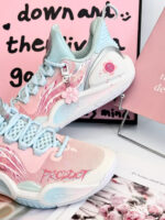 [Full of Cherry Blossoms] Custom Street LiNing Basketball Shoes Unisex - Image 9