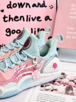 [Full of Cherry Blossoms] Custom Street LiNing Basketball Shoes Unisex - Image 10