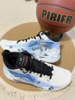[Blue Graffiti] Custom Street LiNing Men's Basketball Shoes - Image 8