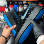 [Custom Black Velvet] Air Force 1 Skateboarding Shoes Unisex - Image 2