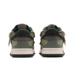 [Custom Floating Abyss] Dunk Skateboarding Shoes Unisex Green/Brown - Image 4