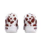 [Customized Cursed Sole] Air Force 1 Low-top Shoes Unisex White/Red Halloween Series - Image 5