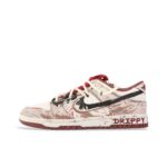 [Custom Mad Max] Dunk Skateboarding Shoes Men Low-top Brown/Red