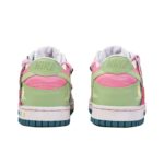 [Custom Alligator Cookies] Dunk Low Skateboarding Shoes Unisex Green/Pink - Image 6