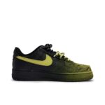 [Custom Graffiti Hand-Painted Floral Pattern Black Tiffany] Air Force 1 Skateboarding Shoes Unisex - Image 6