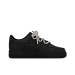 [Customized Black Diamond] Air Force 1 Low-top Shoes Unisex Blcak With Diamond Decoration - Image 3