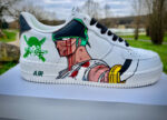 [Custom One piece luffy and Zoro] Air Force 1 Skateboarding Shoes Unisex - Image 2