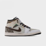 White Mountain - Men's Jordan 1 Mid Custom - Image 2