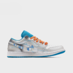 Summer Wave - Men's Jordan 1 Low Custom - Image 2