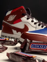 [Custom Snickers] Air Jordan 1 High Top Unisex Skateboarding Shoes - Image 3