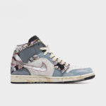New Silver - Men's Jordan 1 Mid CNY Custom - Image 2
